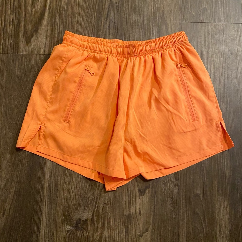 girlfriend collective Orange Athletic Shorts